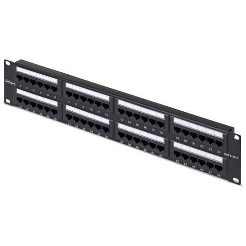 ■StarTech パッチパネル/48ポート/2Uラックマウント/Cat5e_Cat6/110ガタパンチダウンタイオウ/サーバーラックアクセサリー〔品番:CPANEL48〕【7159416:0】[送料別途見積り][掲外取寄][店頭受取不可]