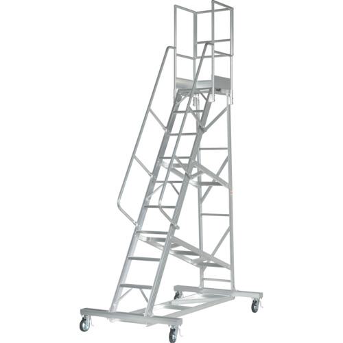 ■PiCa アルミ合金製移動式作業台 DWS-D型 3.0m〔品番:DWSD300BTF〕【7160032:0】[法人・事業所限定][直送元][店頭受取不可]