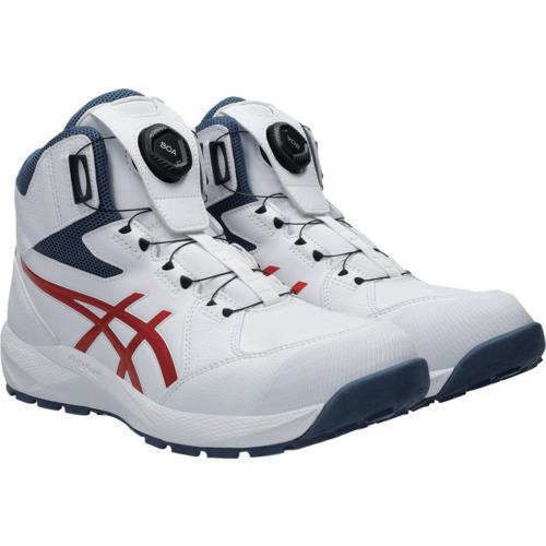■ASICS WINJOB CP314 BOA ホワイト×チェリートマト 27.0〔品番:1273A124.10027.0〕【7162196:0】[店頭受取不可]