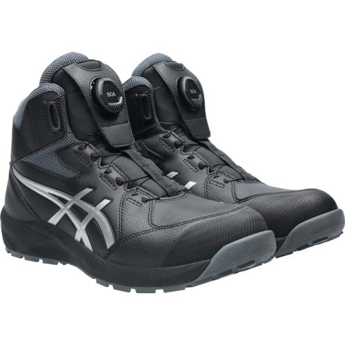 ■ASICS WINJOB CP314 BOA ブラック×ピュアシルバー 23.5〔品番:1273A124.00123.5〕【7162217:0】[店頭受取不可]