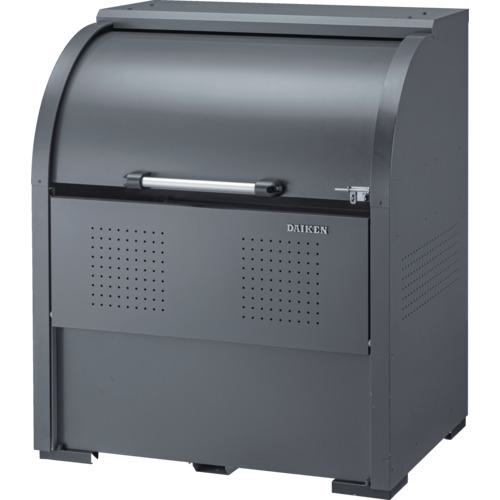 ■DAIKEN ゴミ収集庫 スチールタイプ 幅1000mm 奥行750mm ダークグレー〔品番:CKR1007G2〕【7172782:0】[送料別途見積り][法人・事業所限定][外直送][店頭受取不可]