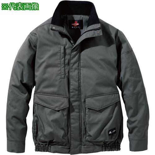 ■HONO 難燃軽防寒ブルゾン LL チャコール〔品番:4133LL73〕【7172817:0】[送料別途見積り][掲外取寄][店頭受取不可]｜ホームセンターバロー　店