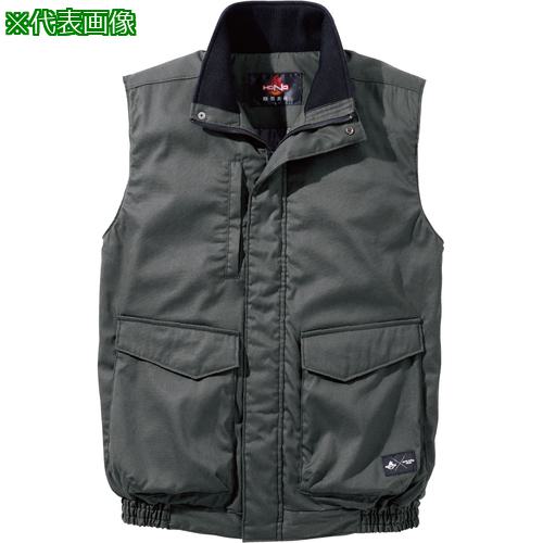 ■HONO 難燃軽防寒ベスト 8L チャコール〔品番:41998L73〕【7172867:0】[送料別途見積り][掲外取寄][店頭受取不可]｜ホームセンターバロー　店