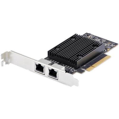 ■StarTech ネットワークアダプターカード/PCIe x8/2ポート/10GbE/BCM57416/ギガビットイーサネットLANカード〔品番:PR210BNETWORKCARD〕【7173715:0】[法人・事業所限定][直送元][店頭受取不可]
