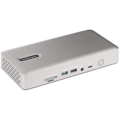 ■StarTech ドッキングステーション Thunderbolt 4/4画面/4K HDMI DP/96W/USB/LAN/USB4互換〔品番:132NTB4USB4DOCK〕【7173742:0】[法人・事業所限定][直送元][店頭受取不可]