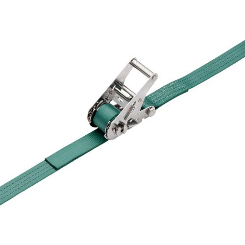 ■丸善織物 ラッシングベルト ベルト荷締機 SUS金具 35mm幅 509kg Jフック JIS規格相当品〔品番:MLS35500J〕【7174244:0】[送料別途見積り][掲外取寄][店頭受取不可]