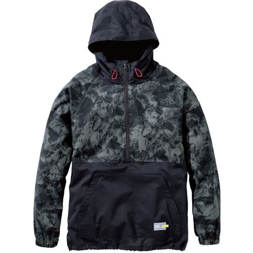 ■HOOH アノラックパーカー L ストーン〔品番:3724L98〕【7174380:0】[送料別途見積り][掲外取寄][店頭受取不可]