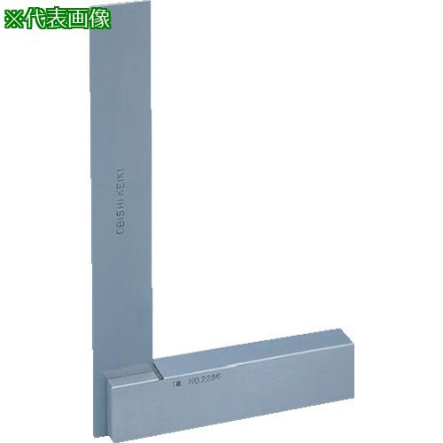 ■大菱計器製作所 直角定規 A形台付スコヤー 2級 非焼入品 200〔品番:FD105〕【7174946:0】[店頭受取不可]
