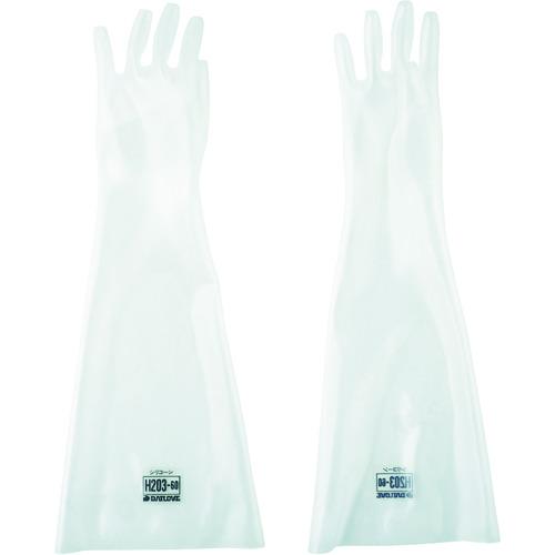 ■DAILOVE 耐溶剤用手袋 ダイローブH203-60(M)〔品番:DH20360M〕【7219679:0】[店頭受取不可]