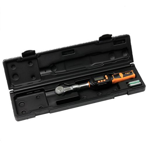 ■TOP ラチェット形デジタルトルクレンチ 調整範囲17~85N・m〔品番:DRH08515BN〕【7225831:0】[店頭受取不可]