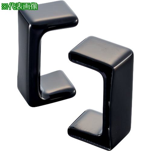 ■IWATA 保護キャップ チャンネル用 100個入 黒〔品番:HLDPK3X50X25-B〕【7236605:0】[送料別途見積り][掲外取寄][店頭受取不可]