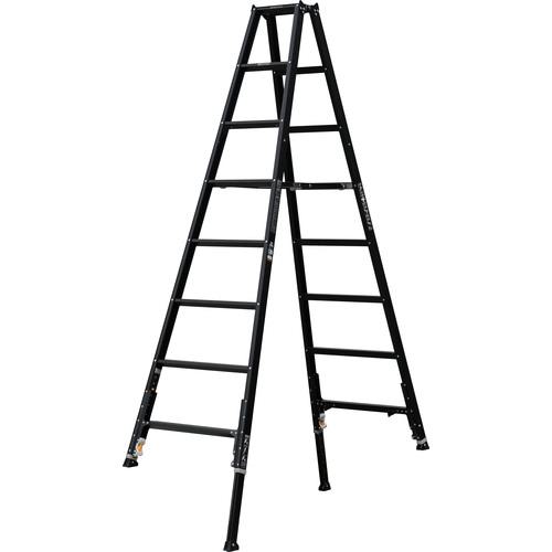 ■アルインコ 軽量伸縮専用脚立KARU-BK 天板高さ2.29~2.59m〔品番:KARU270BK〕【7246109:0】[法人・事業所限定][直送元][店頭受取不可]