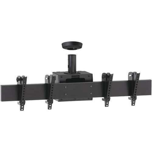 ■HAMILEX 天吊金具 テレビ取付金具 左右2連タイプ 耐荷重20kg〔品番:CHM22B〕【7246694:0】[法人・事業所限定][直送元][店頭受取不可]｜ホームセンターバロー　店