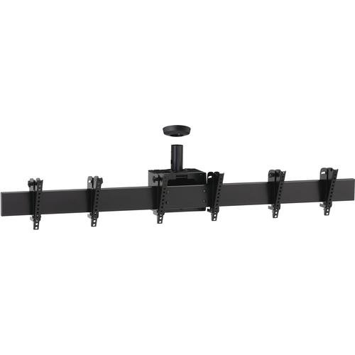 ■HAMILEX 天吊金具 テレビ取付金具 左右3連タイプ 耐荷重20kg〔品番:CHM32B〕【7246699:0】[法人・事業所限定][直送元][店頭受取不可]