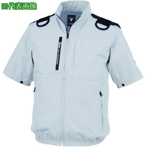 ■XEBEC 空調服半袖ブルゾン ハーネス対応 XE98108-22-3L〔品番:XE98108223L〕【7285350:0】[送料別途見積り][掲外取寄][店頭受取不可]｜ホームセンターバロー　店