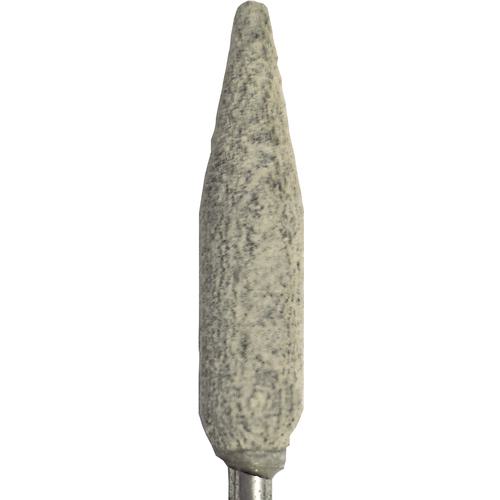 ■NRS 軸付砥石 コットンポインター 6.4×27×3 A180S(ソフト)《10本入》〔品番:CPTB15A180S〕【7304684×10:0】[法人・事業所限定][外直送元][店頭受取不可]
