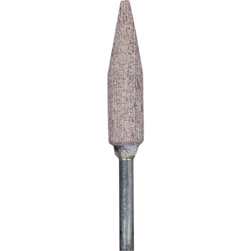 ■NRS 軸付砥石 コットンポインター 6.4×27×3 A80H(ハード)《10本入》〔品番:CPTB15A80H〕【7304714×10:0】[法人・事業所限定][外直送元][店頭受取不可]