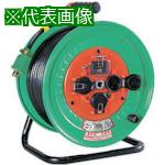 ■NICHIDO 電工ドラム 屋外型 過負荷漏電保護兼用ブレーカ付 2PNCT極太電線 30m〔品番:NWEK33FPN〕【7307331:0】[店頭受取不可]｜ホームセンターバロー　店