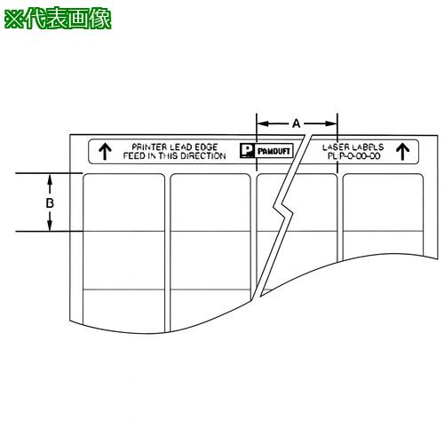 ■PANDUIT 熱転写プリンタ用コンポーネントラベル 6.4&times;6.4 白 10000枚入り〔品番:C025X025KBT〕【7310528:0】[送料別途見積り][法人・事業所限定][掲外取寄][店頭受取不可]｜ホームセンターバロー　店