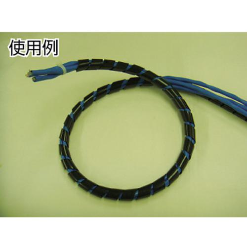 ■パンドウイットスパイラルラッピングポリエチレン耐候性黒〔品番:T100FC0〕【7311494:0】