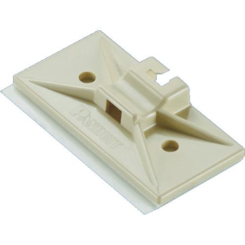 ■PANDUIT マウントベース型 結束バンドスナップイン固定具アイボリー100個〔品番:SMSAC15〕【7315571:0】[店頭受取不可]