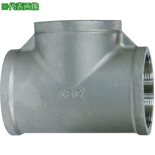 ■コノエ ねじ込み管継手 チーズ SUS304 100A〔品番:KT304100A〕【7324778:0】[送料別途見積り][掲外取寄][店頭受取不可]｜ホームセンターバロー　店