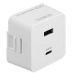 ■Panasonic DCライン USBコン2P A C 白 〔品番:DHD1211W〕【7326356:0】[送料別途見積り][掲外取寄][店頭受取不可]｜ホームセンターバロー　店