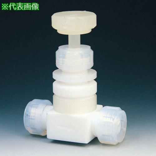 ■フロンケミカル フッ素樹脂(PTFE)ダイアフラムバルブ 12φ〔品番:NR0014004〕【7344465:0】[送料別途見積り][掲外取寄][店頭受取不可]