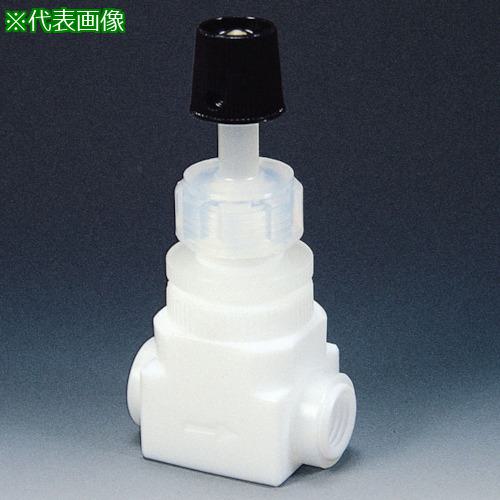 ■フロンケミカル フッ素樹脂(PTFE)ニードルバルブ装置用水平型 RC1/4〔品番:NR0022001〕【7344759:0】[送料別途見積り][掲外取寄][店頭受取不可]｜ホームセンターバロー　店 25,245円