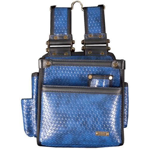 ■JEFCOM バロンモデル腰袋 2段 アズール〔品番:BRJ80AZ〕【7347363:0】[送料別途見積り][掲外取寄][店頭受取不可]｜ホームセンターバロー　店