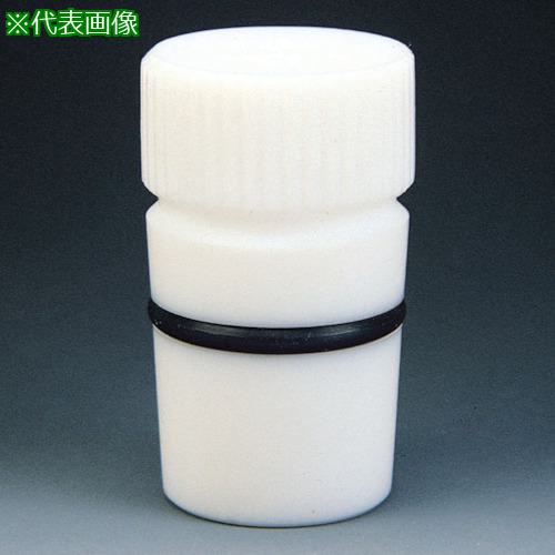 ■フロンケミカル フッ素樹脂(PTFE)平栓(Oリング付) 24/40〔品番:NR0311003〕【7349076:0】[送料別途見積り][掲外取寄][店頭受取不可]