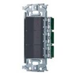 ■Panasonic SO-STYLE埋込スイッチセット パイロットスイッチC0.5A&times;3 2線式・3路配線対応形 LED専用 明るさセンサ・手動スイッチ付 マットグレー〔品番:WNSS51888H〕【7357544:0】[送料別途見積り][掲外取寄][店頭受取不可]｜ホームセンターバロー　店