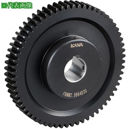 ■KANA 軸穴完成品 平歯車B形 モジュール2.5 歯数64 穴径 28〔品番:FBNM2.5B64D28〕【7359615:0】[送料別途見積り][掲外取寄][店頭受取不可]｜ホームセンターバロー　店