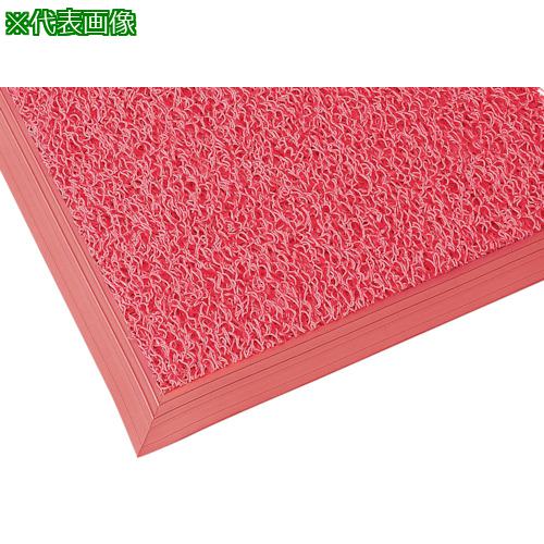 ■コンドル 屋外用細かい泥落し用マット ロンソフトマット 別注サイズ(踏み込み用縁付)(1平米あたり) 赤〔品番:F129ORTF〕【7367848:0】[送料別途見積り][法人・事業所限定][掲外取寄][店頭受取不可]｜ホームセンターバロー　店 24,473円