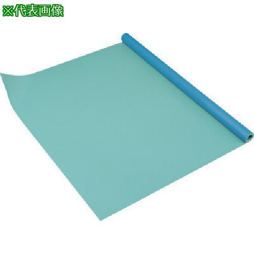 ■コンドル 床保護シート ニュ-フロアシ-ト 0.52mm厚 幅1370mm×35m ライトグリーン《35m入》〔品番:F1645235〕【7368976×35:0】[送料別途見積り][掲外取寄][店頭受取不可]