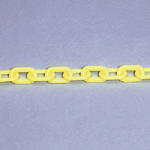 ■ユニット プラスチックチェーン 黄・蛍光色 40m〔品番:87119〕【7374500:0】[法人・事業所限定][直送元][店頭受取不可]