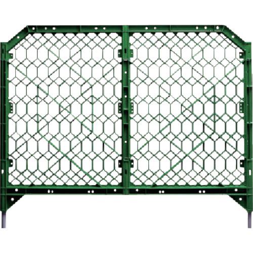 ■ユニット ディックフェンス(グリーン)〔品番:95802〕【7454562:0】[送料別途見積り][掲外取寄][店頭受取不可]