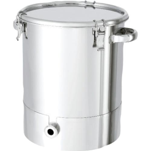 ■MONOVATE ステンレスタンク片テーパー型クリップ式密閉容器 20L〔品番:KTTCTH30〕【7516002:0】[店頭受取不可]