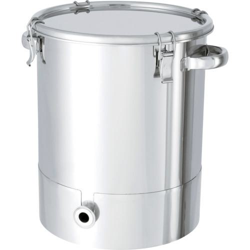 ■MONOVATE ステンレスタンク片テーパー型クリップ式密閉容器 35L〔品番:KTTCTH36〕【7516011:0】[店頭受取不可]