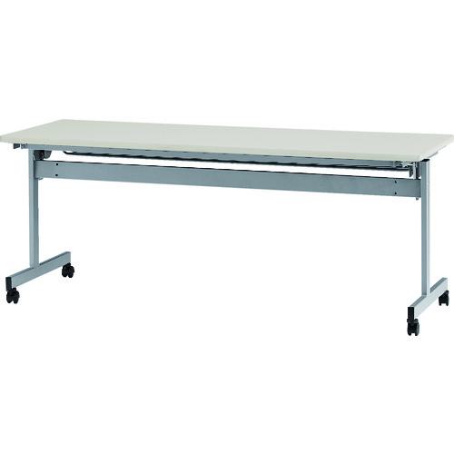 ■TOKIO 天板跳上式スタックテーブル(パネルなし) 1800×450mm 天板色:ニューグレー〔品番:HSN1845NG〕【7534400:0】[送料別途見積り][法人・事業所限定][直送][店頭受取不可]