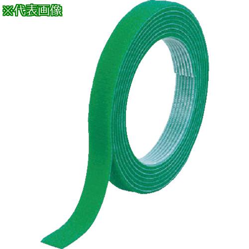 ■TRUSCO マジックバンド[[R下]]結束テープ両面 幅10mmX長さ30m緑〔品番:MKT10WGN〕【7542011:0】[店頭受取不可]