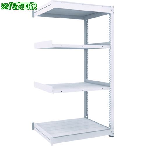 ■TRUSCO TUG型中量棚600kg連結型 1500X776XH1800 4段〔品番:TUG60065J4B〕【7559879:0】[法人・事業所限定][直送元][店頭受取不可]｜ホームセンターバロー　店