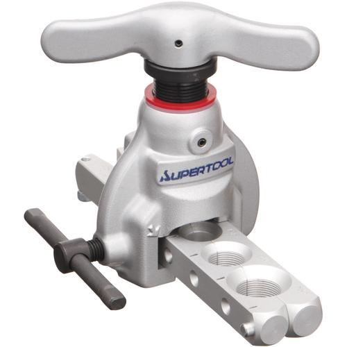■スーパー アルミ製フィードハンドル型フレアリングツール(偏芯式) 新冷媒・新規格対応〔品番:TFA455WH〕【7571151:0】[店頭受取不可]