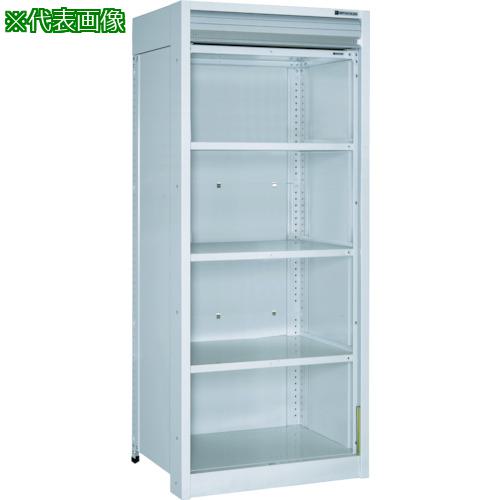 ■TRUSCO 軽中量棚150型 シャッター付棚900&times;450&times;H1800 5段〔品番:TLA63S25MG〕【7585390:0】[送料別途見積り][法人・事業所限定][直送][店頭受取不可]｜ホームセンターバロー　店