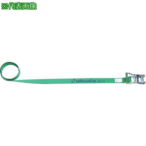 ■allsafe ラッシングベルト ラチェット式ラウンド仕様中荷重〔品番:R3R6〕【7635281:0】[店頭受取不可]