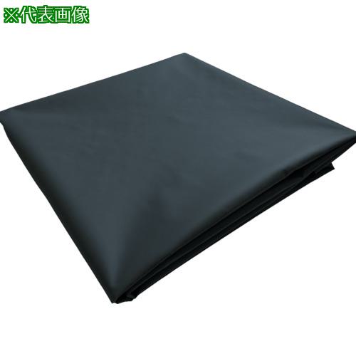 ■TRUSCO ターポリンシート ブラック 1800X3600 0.35mm厚〔品番:TPS1836BK〕【7654286:0】[店頭受取不可]