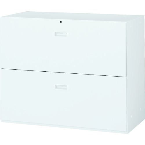 ■TRUSCO ユニット型壁面書庫 ラテラル2段 H720 ホワイト〔品番:UAW7〕【7658010:0】[法人・事業所限定][直送元][店頭受取不可] 36,036円