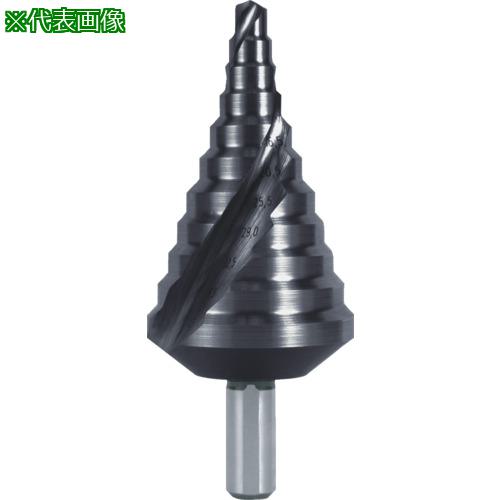 ■RUKO 2枚刃スパイラルステップドリル 40.5mm チタンアルミニウム〔品番:101090F〕【7659938:0】[店頭受取不可]