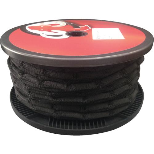 ■ユタカメイク ゴム スパイダーゴム ドラム巻き 40m ブラック〔品番:PST17〕【7684851:0】[店頭受取不可]