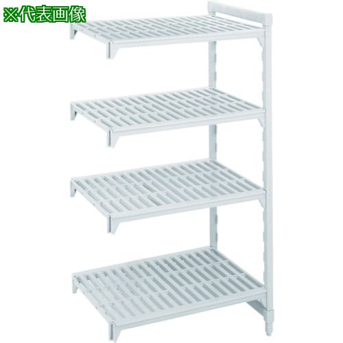 ■CAMBRO 固定追加ユニット カムシェルビングプレミアムシェルフ ベンチ型4段 1476&times;610&times;1830mm〔品番:CPA246072V4〕【7685581:0】[送料別途見積り][法人・事業所限定][直送][店頭受取不可]｜ホームセンターバロー　店